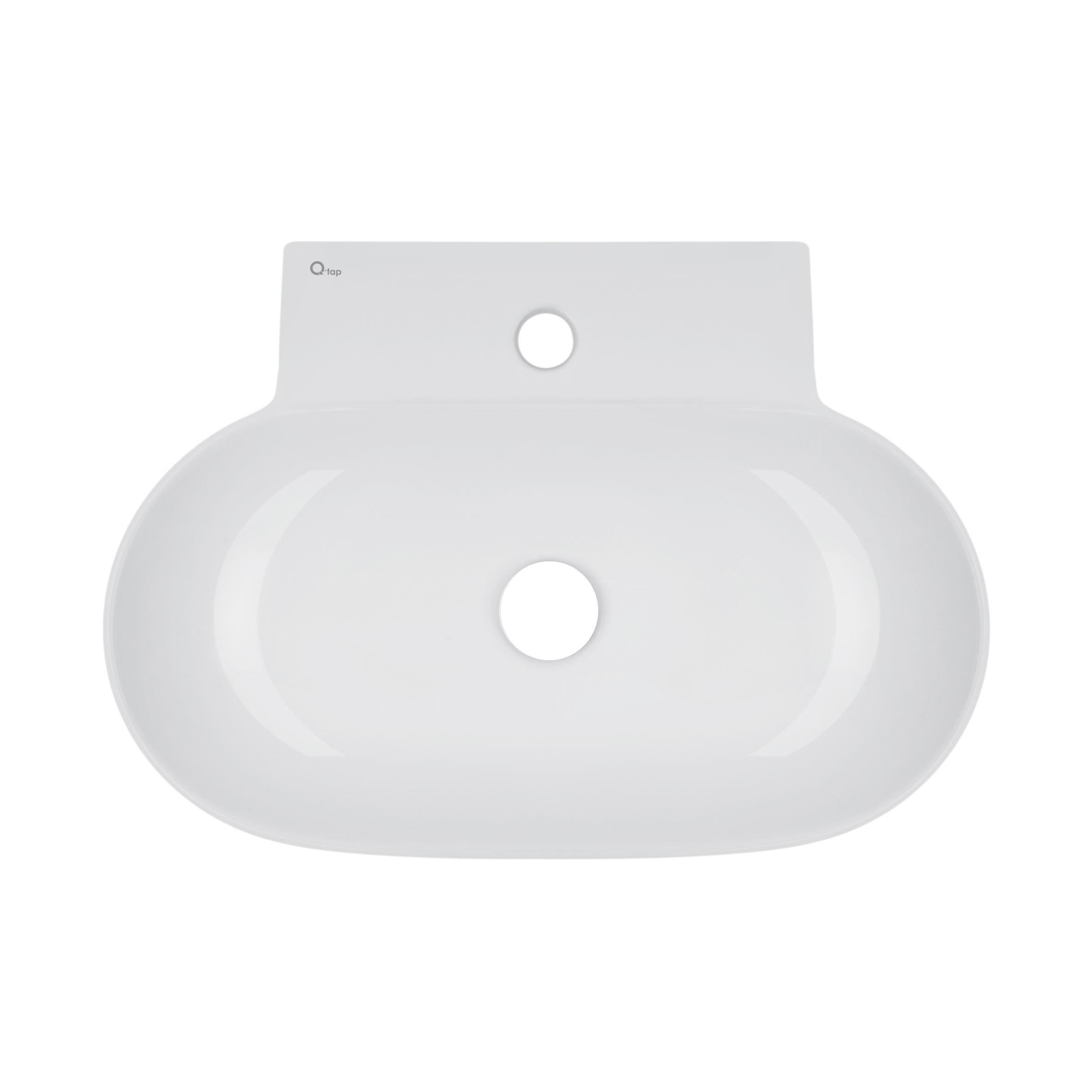 Раковина Qtap Cardina QT0411K177WNl 565х400х130 мм White (SD00053083)