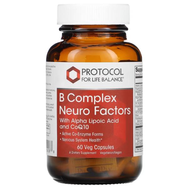 Комплекс В Protocol for Life Balance B Complex Neuro Factors 60 вег. капс. (000023120)