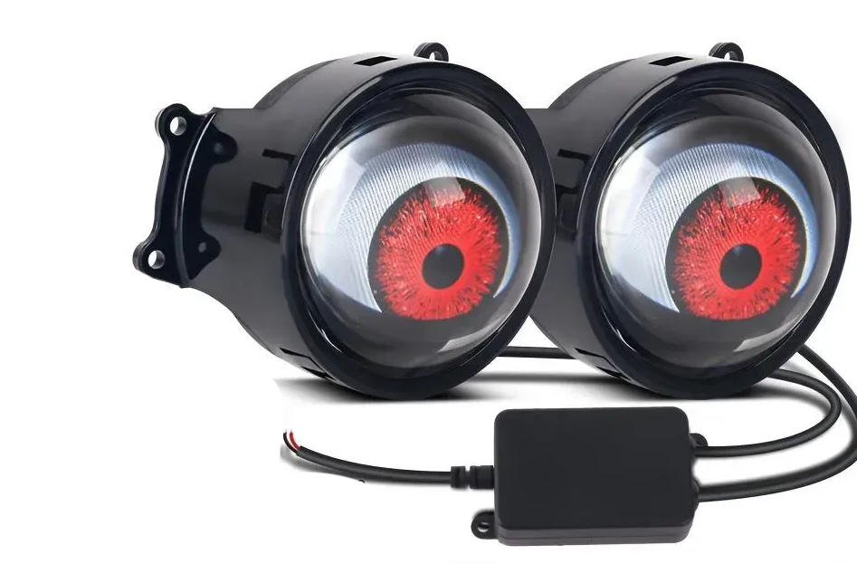 Автомобільні лінзи Devil Eye 3″ Очі диявола 33 режими 12-24V (4864-Leader)