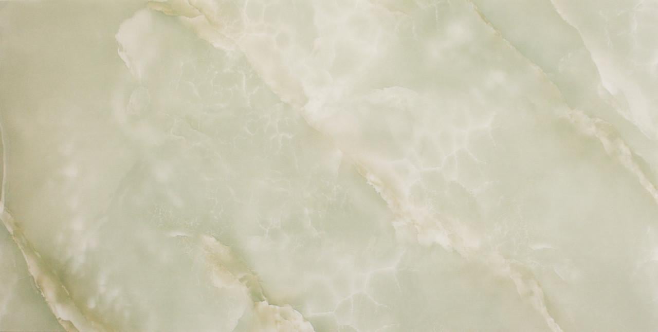 Панель самоклеюча глянцева РЕТ під колір структури 600х300х2,5 мм Пастельний світлий лимонно-зелений (VN3-110)