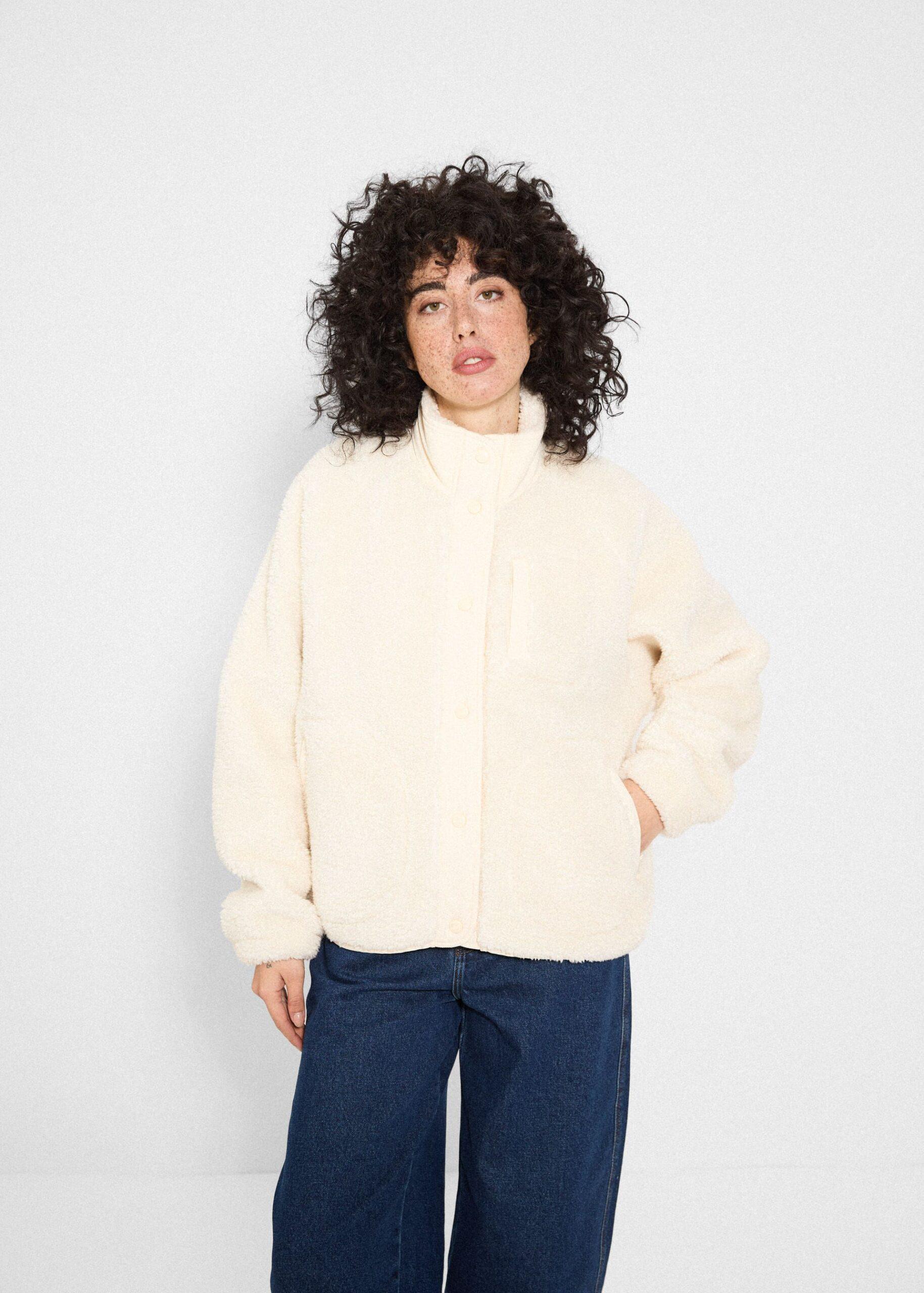 Куртка женская Diverse CLTN TRES 256 флисовая M Теплый Белый (5905384219275)