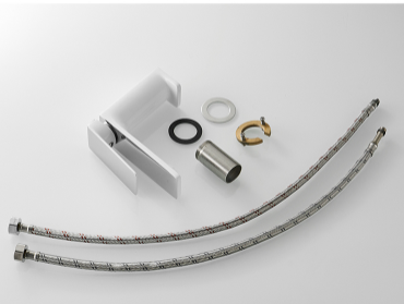 Одинважільний змішувач для умивальника кран латунь WanFan для ванни Білий/Хром - фото 4 Одинважільний змішувач для умивальника кран латунь WanFan для ванни Білий/Хром - фото 4