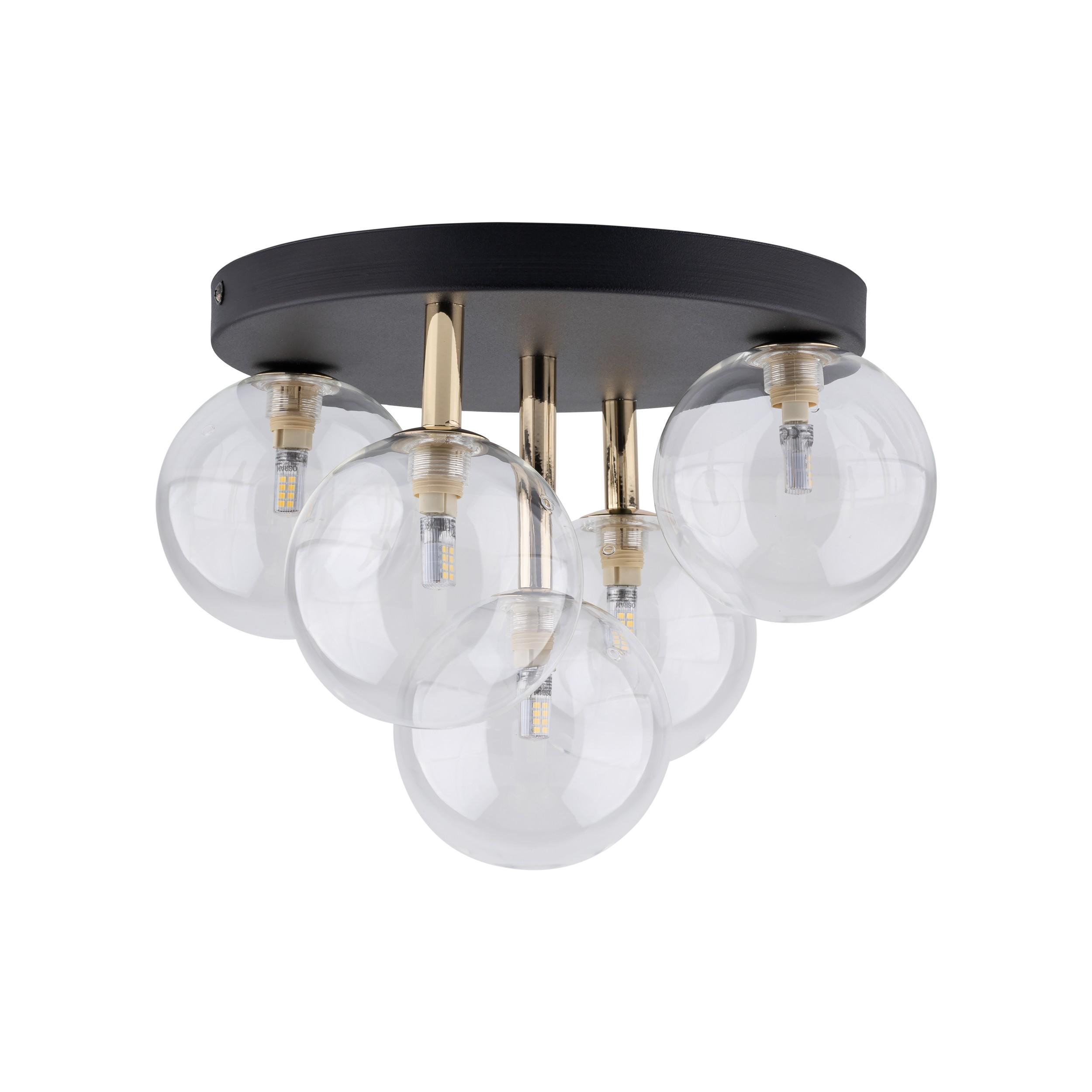 Люстра TK Lighting NILOS Black/Gold (758)