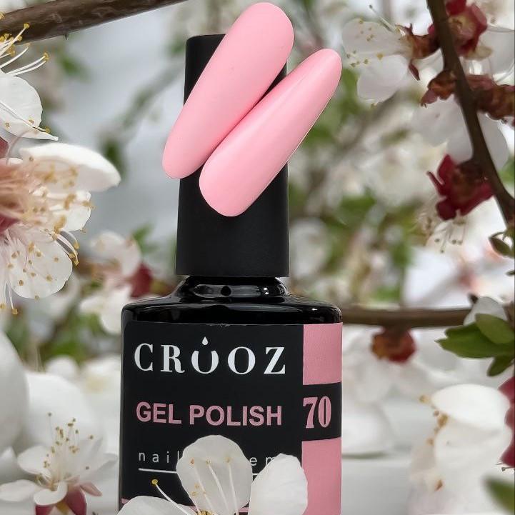 Гель-лак Crooz Gel Polish №70 8 мл Светло-розовый Гель-лак Crooz Gel Polish №70 8 мл Светло-розовый