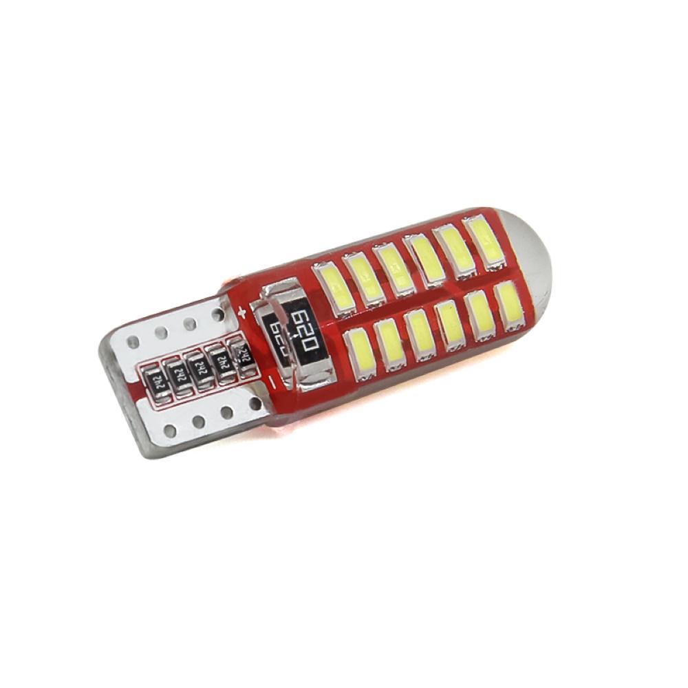 Автомобильная LED лампа T10 W5W 24В 3014SMD 24 шт. (2010001850014) - фото 3