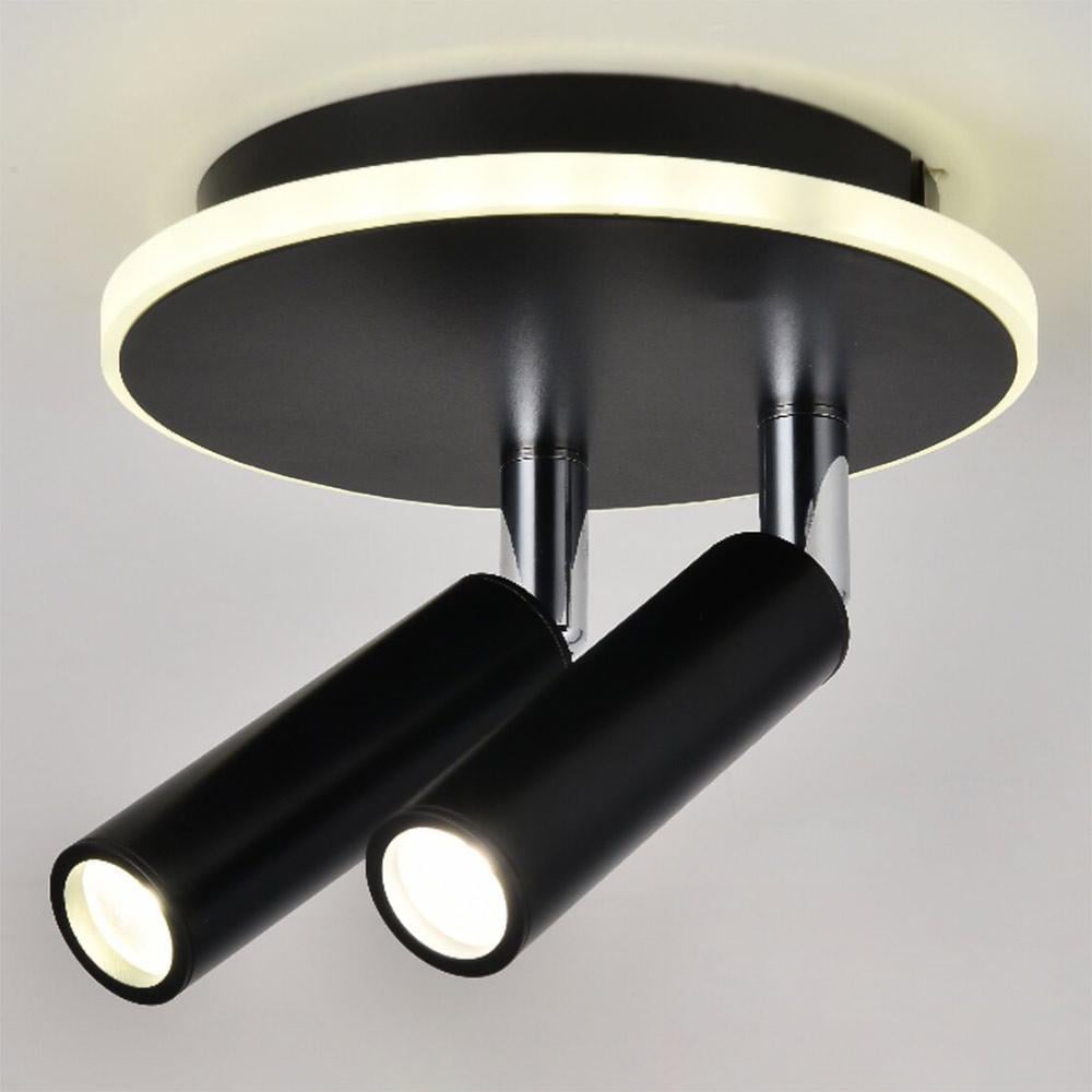 Светильник светодиодный SRS-19684/2 BK 16W Черный Светильник светодиодный SRS-19684/2 BK 16W Черный