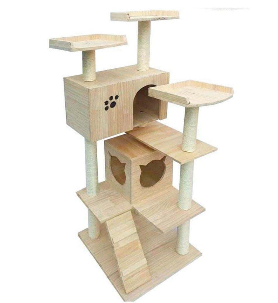 Комплекс игровой для кошек из дерева Бураими Бланже (ИГК-001401)