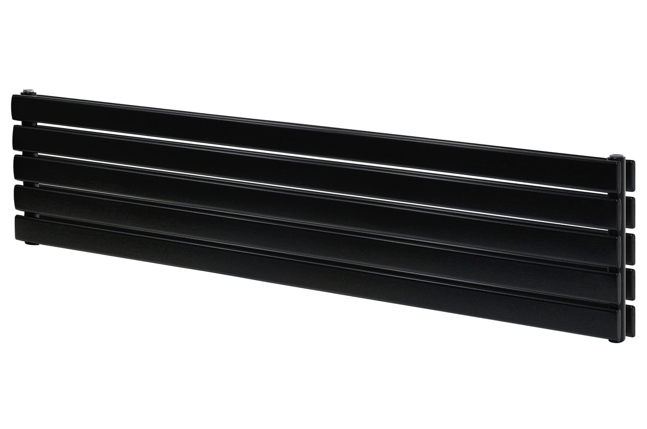 Радиатор дизайнерский ARTTIDESIGN Livorno ІІ G 5/340/1400/50 горизонтальный Черный матовый (AD-LV II.G.5.34.140.5.B)