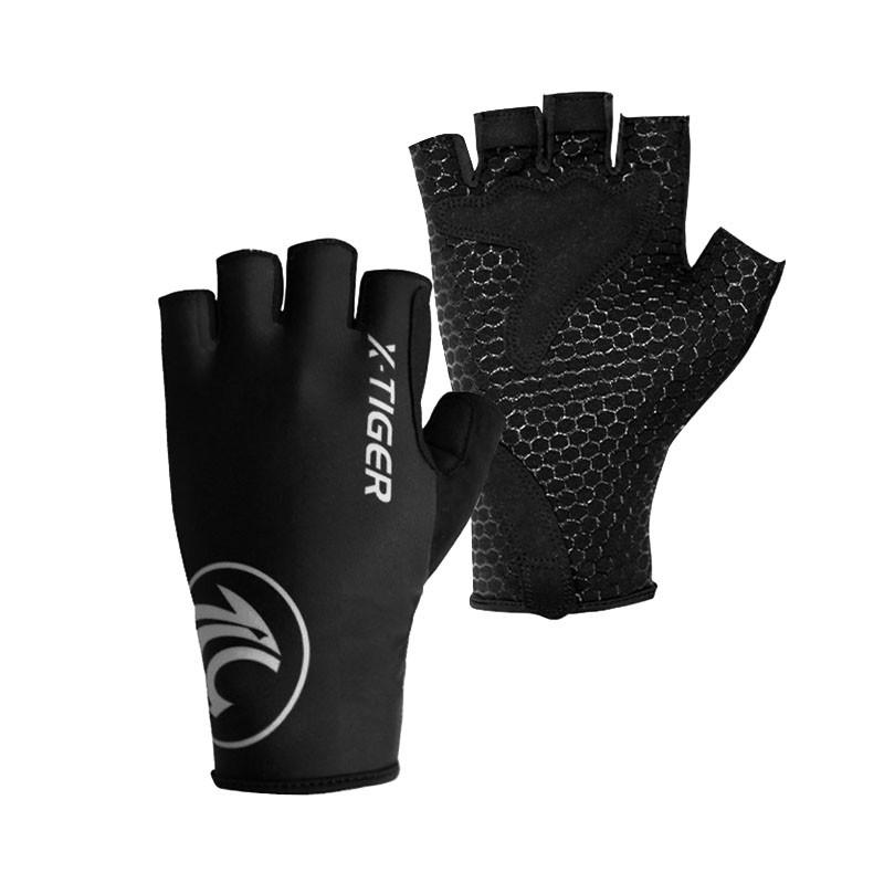 Велорукавиці X-Tiger XM-DPST-17501 Black White XL велосипедні безпалі велофітнеспалі