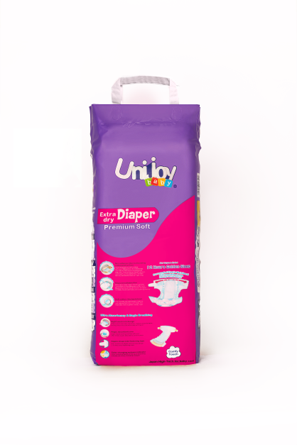 Підгузки UNIJOY Soft Diapers ультратонкі органічні 36 шт. М 6-9 кг (DM36) - фото 1