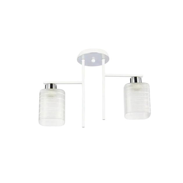 Люстра потолочная декоративная Valeso V-6247-2 WH на 2 плафона (28689125)