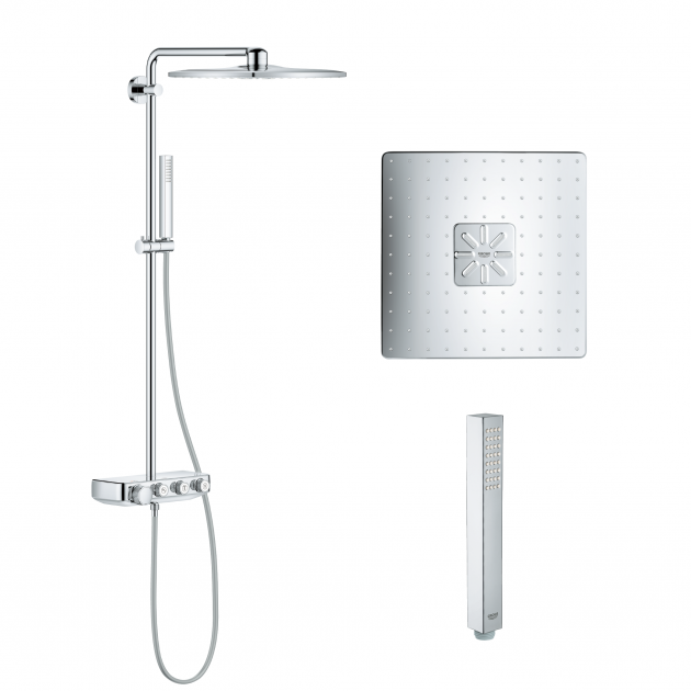 Душевая система Grohe Euphoria Smartcontrol 310 Duo Cube с термостатом (26508000)