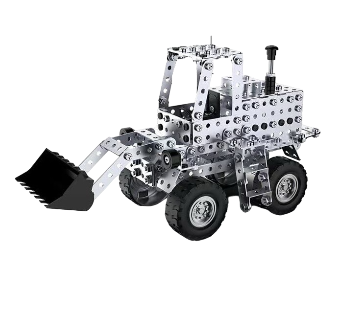 Конструктор YUKO Экскаватор металлический 430 деталей Silver (146667)