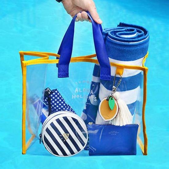 Пляжна сумка Aloha Holidays 35x27x14 Transparent (128457) - фото 3 Пляжна сумка Aloha Holidays 35x27x14 Transparent (128457) - фото 3