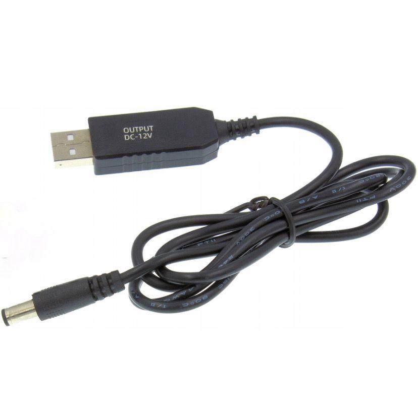 Кабель для роутера от повербанка USB 12V DC 2,1x5,5 мм (2321789048) - фото 2