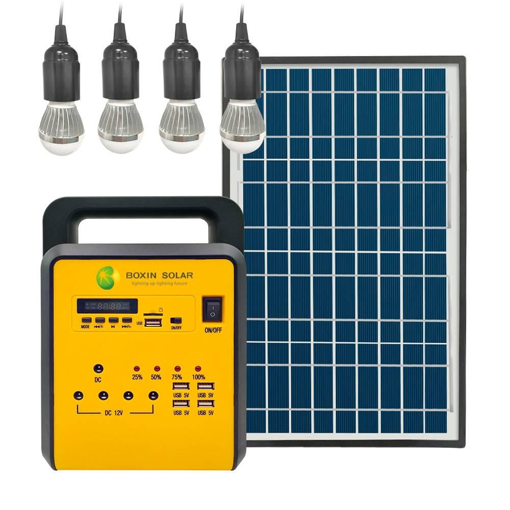 Сонячна домашня акумуляторна система Boxin 18V/10W Solar Panel 12V DC USB 5V FM Radio MP3 Q4 (43199) Сонячна домашня акумуляторна система Boxin 18V/10W Solar Panel 12V DC USB 5V FM Radio MP3 Q4 (43199)