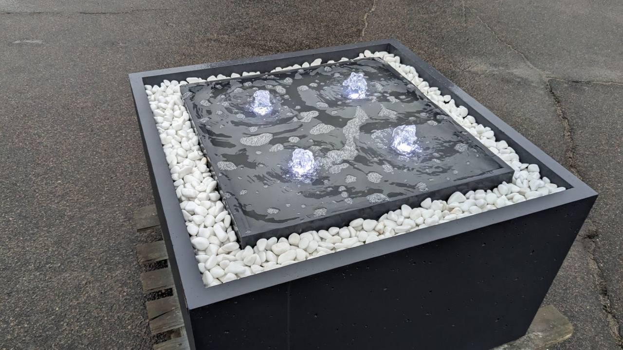 Фонтан садовый FOR №10 1000х1000х600 мм Белый (20494963) - фото 13