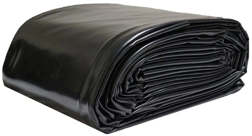 Плівка будівельна технічна вторинна 250 мкм 6x10 м Чорний