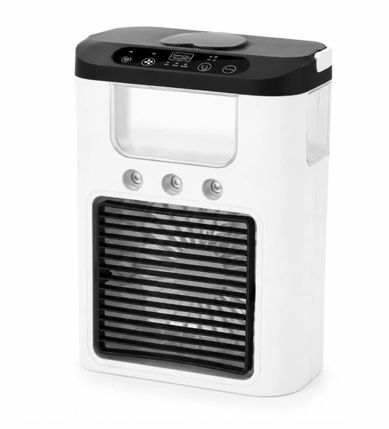 Вентилятор-охладитель Air Cooler Fan 1346 USB 3в1 с LED-подсветкой Белый (5-18-VEN-1175)