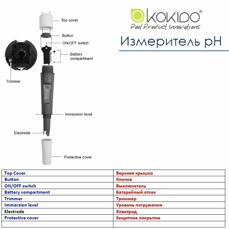 Тестер Kokido K977CS цифровий рН-метр - фото 4