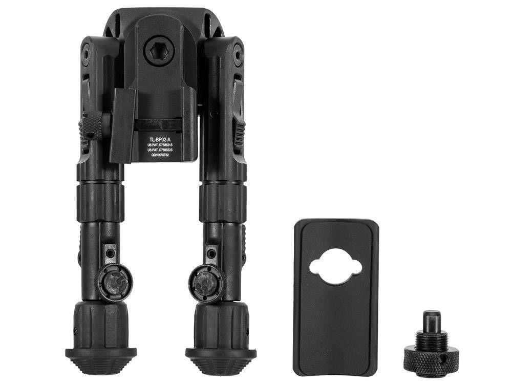 Сошкіт телескопічний UTG Recon 360 TL Bipod, 5 5"-7 0" з кріпленням Picatinny (TL-BP02-A) - фото 2