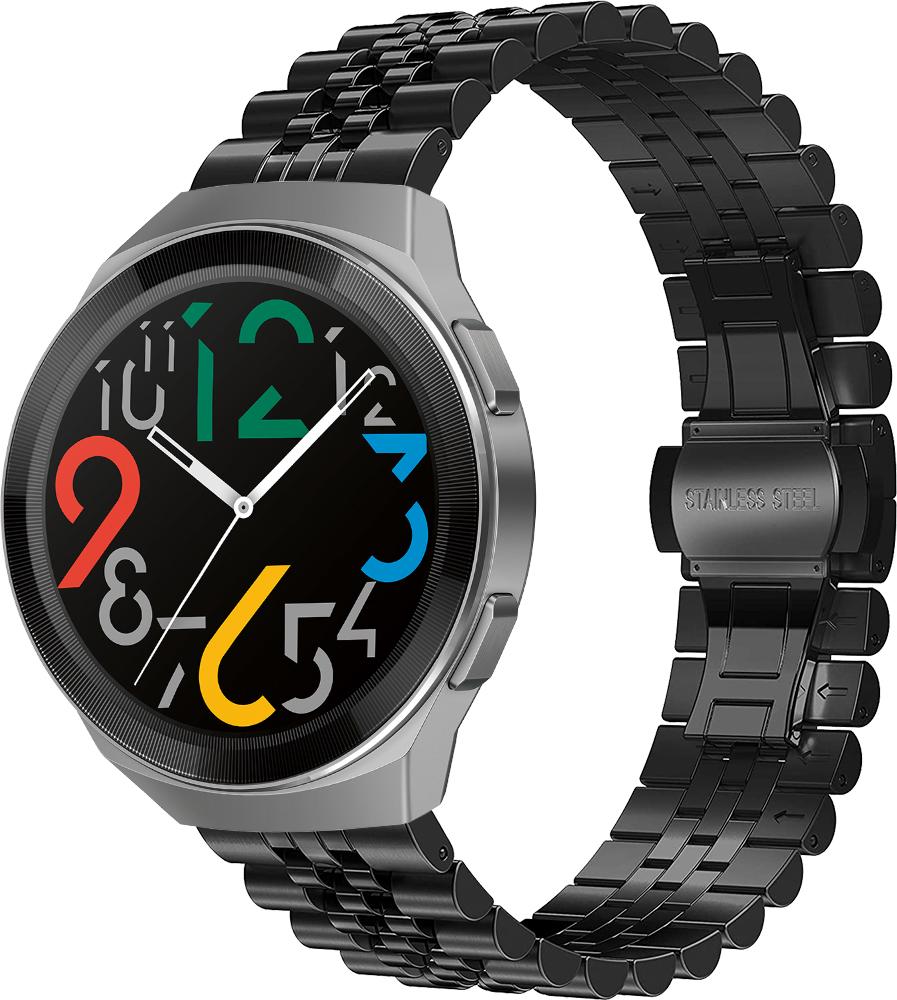 Браслет металевий Stech Huawei Watch GT2e 46 мм Black (25253-2B)