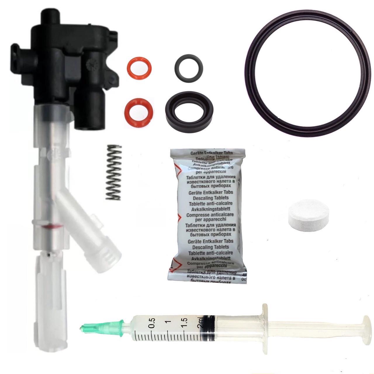 Ремкомплект для обслуговування заварного блоку і дренажний клапан для кавомашини Melitta (1601285083)