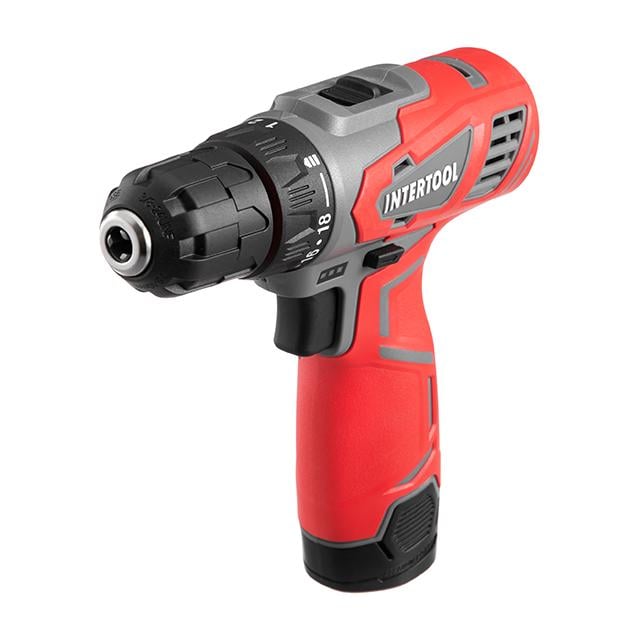 Дриль-шуруповерт акумуляторний 12 В 30 Nm 0-350/0-1300 об/хв 0,8-10 мм 1,5 Аг (DT-0310)