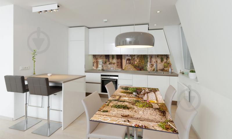 Наклейка виниловая на стол Zatarga «Двери в Прованс» 600х1200 мм Z180825st