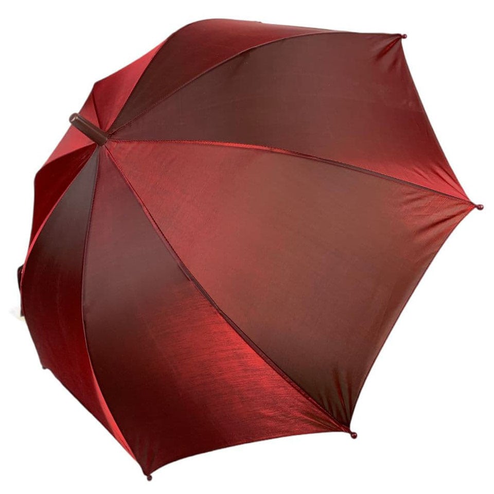 Зонтик-трость детская Max хамелеон однотонный Бордовый (034-4)