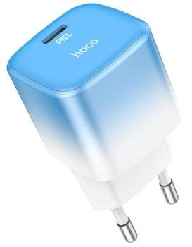 Зарядное устройство Hoco поддержка быстрой зарядки Голубой 20 W (C101A)