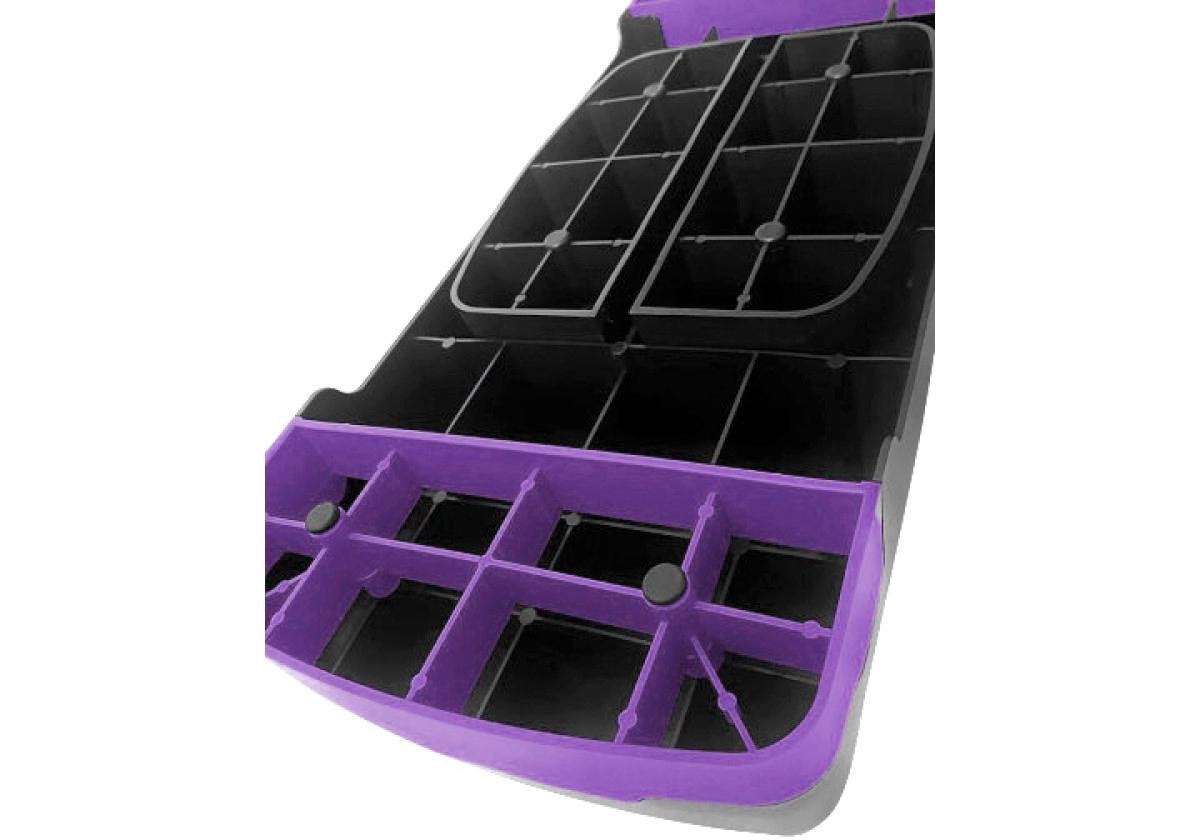 Степь-платформа EasyFit 2-ступенчатая Черный/Фиолетовый (EF-0540-V) - фото 4 Степь-платформа EasyFit 2-ступенчатая Черный/Фиолетовый (EF-0540-V) - фото 4