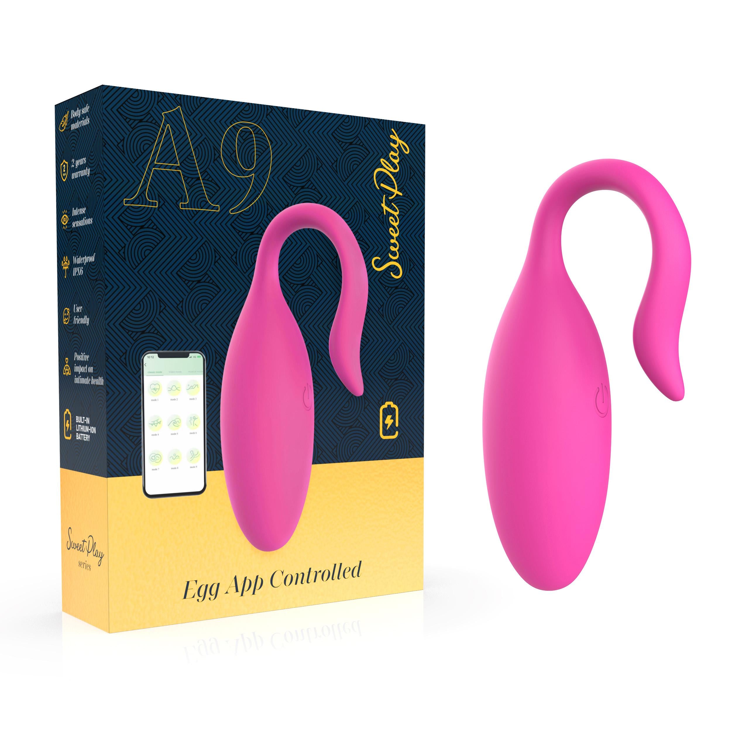 Виброяйцо Erospace Sweet Play Egg App Controlled A9 (62050070-0009)