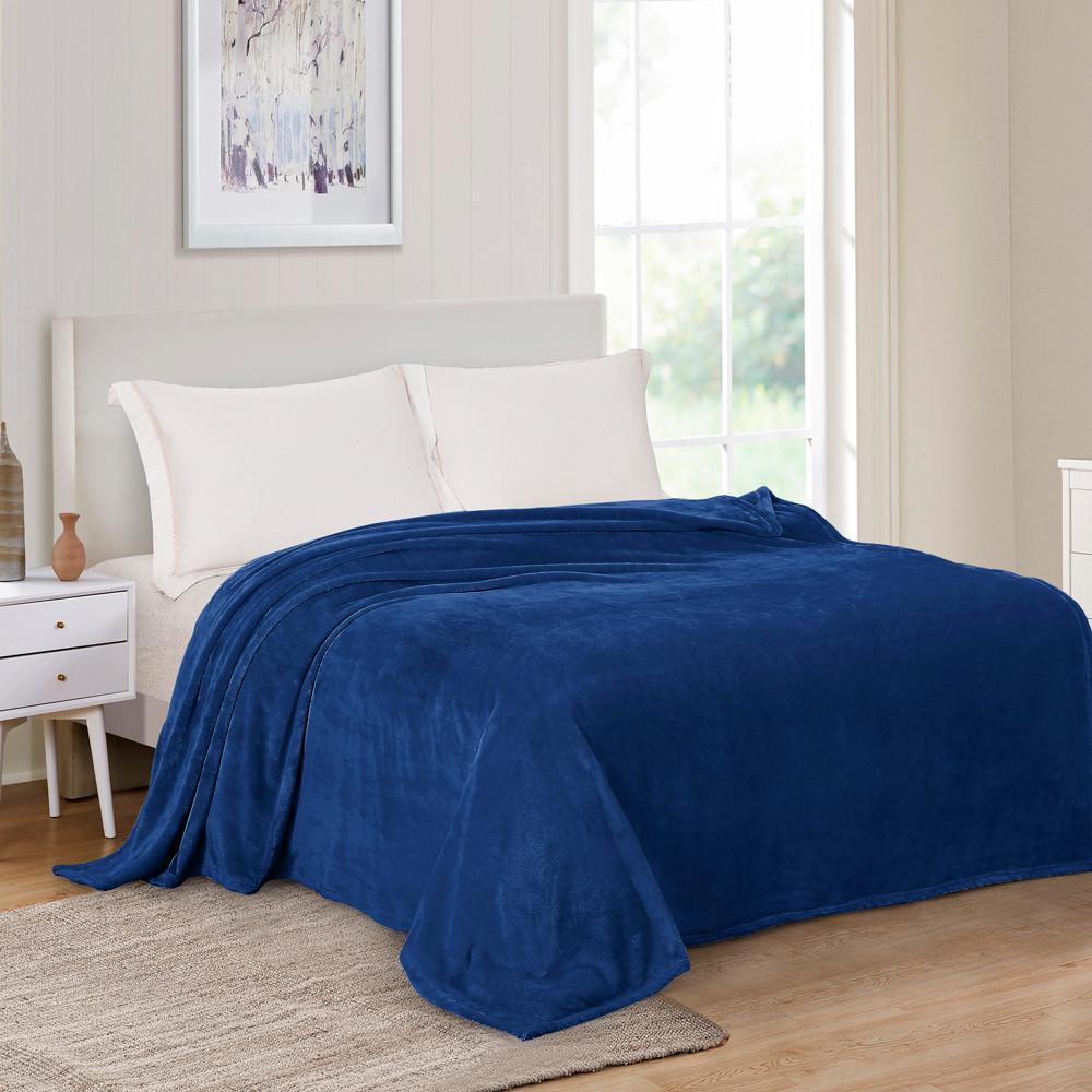 Плед флисовый Love You 81995 150х200 см Синий (8-6-5156550)