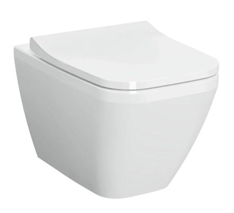 Унитаз подвесной VitrA Integra Square Rim Ex с сидением Slim Soft Close (88-7082B003-7205)