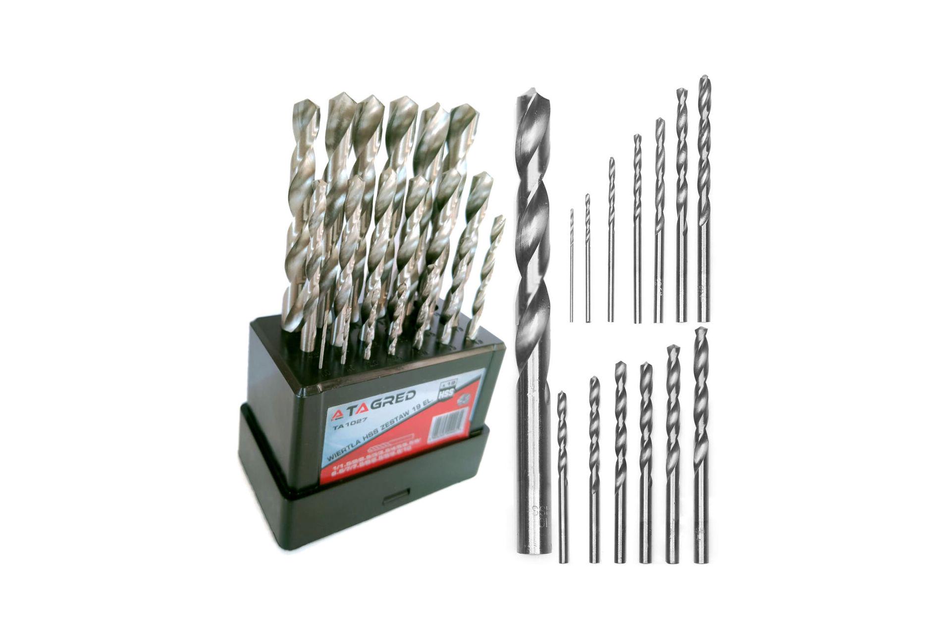 Набір свердел по металу Tagred TA1027 19 шт. (12951633) - фото 3 Набір свердел по металу Tagred TA1027 19 шт. (12951633) - фото 3