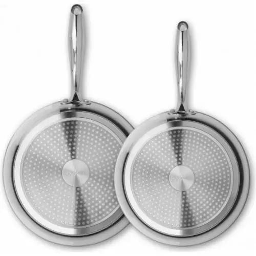 Набір сковорідок Maxxmee 09398 2 пр. Silver (100245)