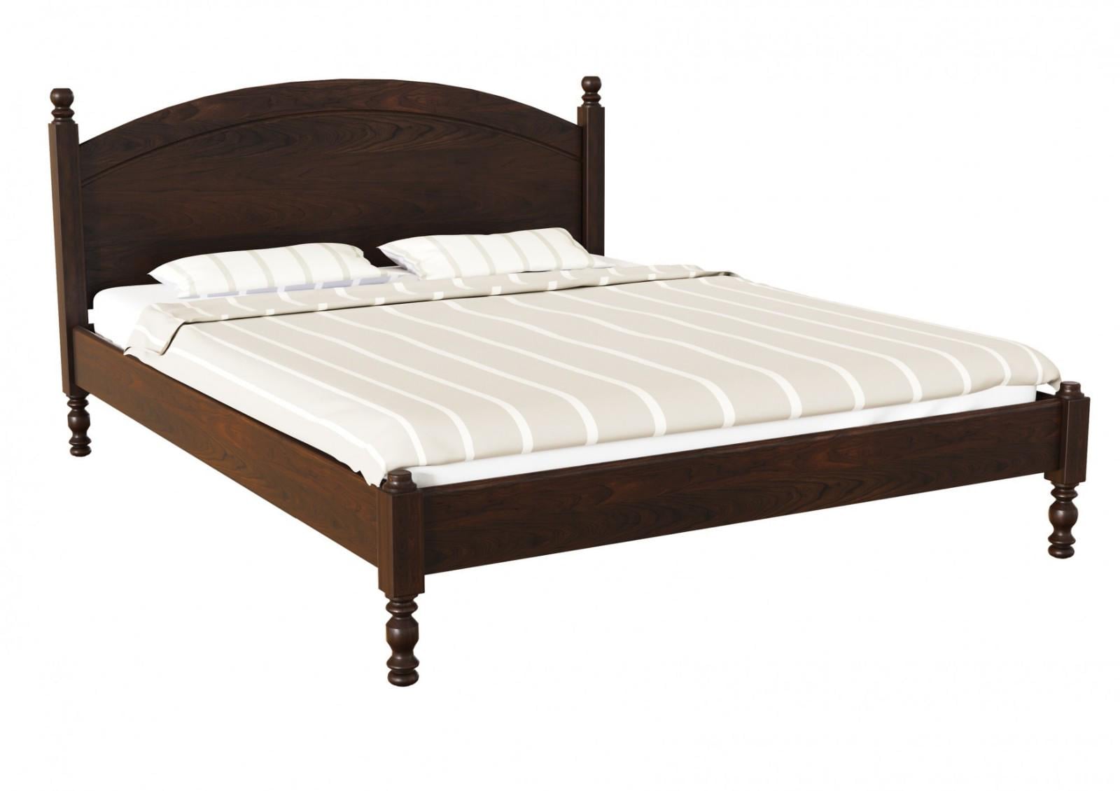 Кровать двухспальная деревянная Скиф Л-207 140х220 см Орех (25638000)