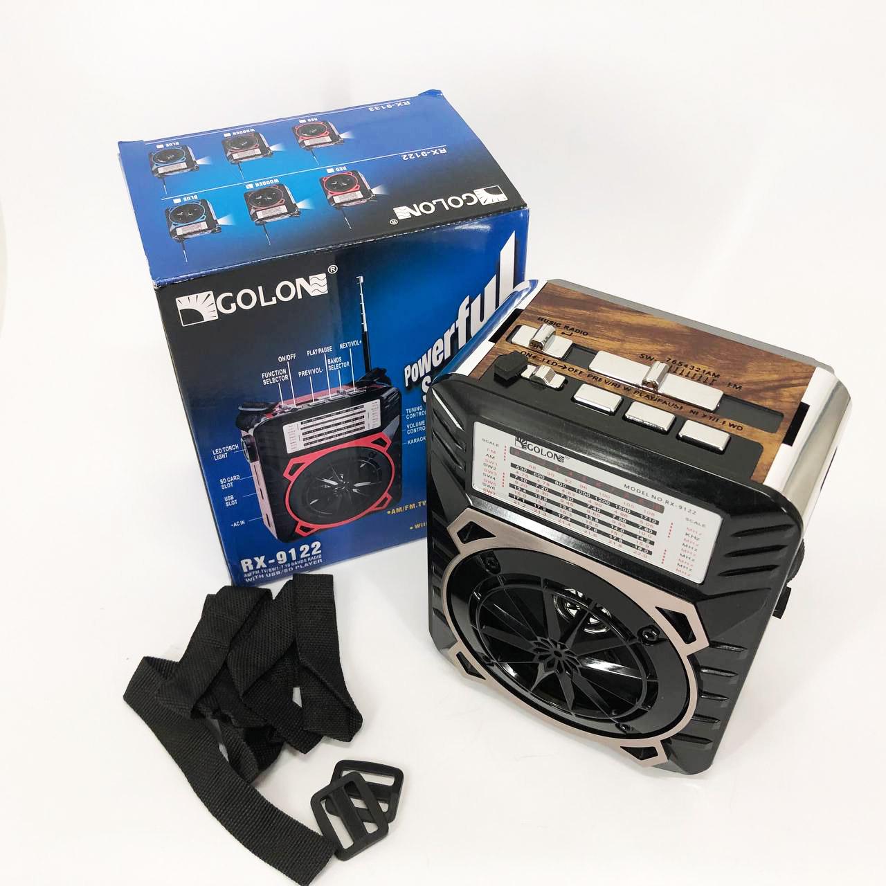 Радиоприемник GOLON RX-9122 с LED фонарем. - фото 5 Радиоприемник GOLON RX-9122 с LED фонарем. - фото 5