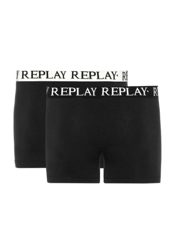 Трусы-боксеры мужские анатомические Replay 2 шт. ХL Черный/Белый (12565556) - фото 2 Трусы-боксеры мужские анатомические Replay 2 шт. ХL Черный/Белый (12565556) - фото 2