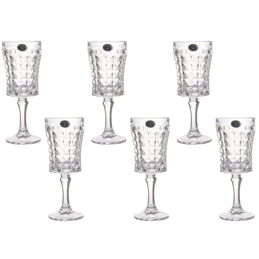 Набор бокалов для вина Bohemia Diamond Crystalite 200 мл 6 шт. (1KD27 99T41 200)