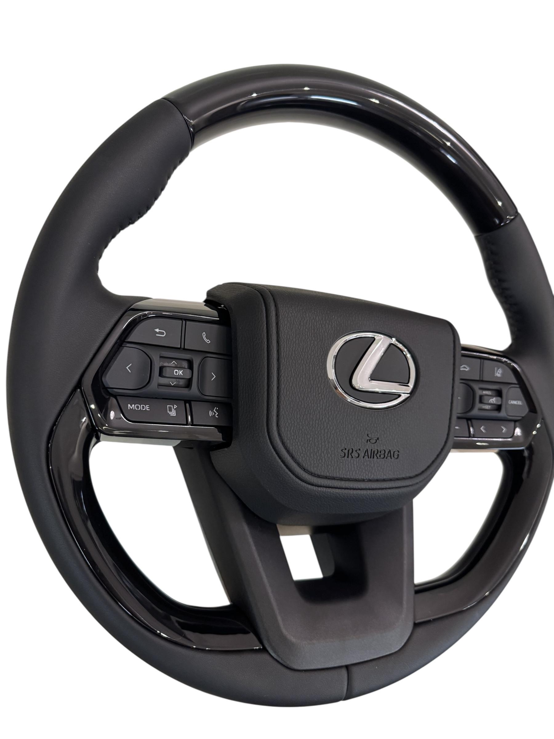 Кермо для Lexus LX570/GX460 в сборі рояльний лак логотип хром (29786256) - фото 5 Кермо для Lexus LX570/GX460 в сборі рояльний лак логотип хром (29786256) - фото 5