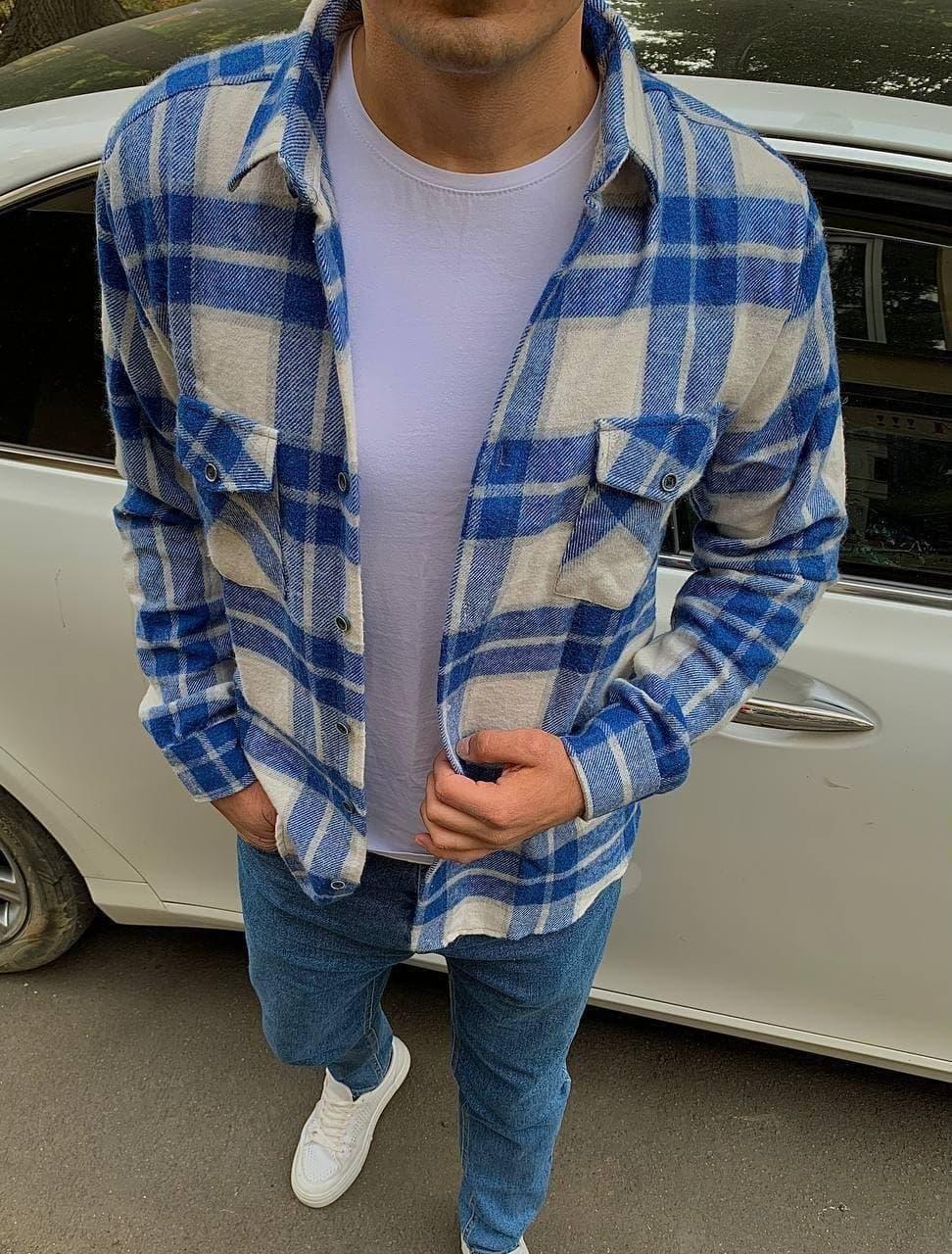 Рубашка 27-038 XL Голубой (18070)