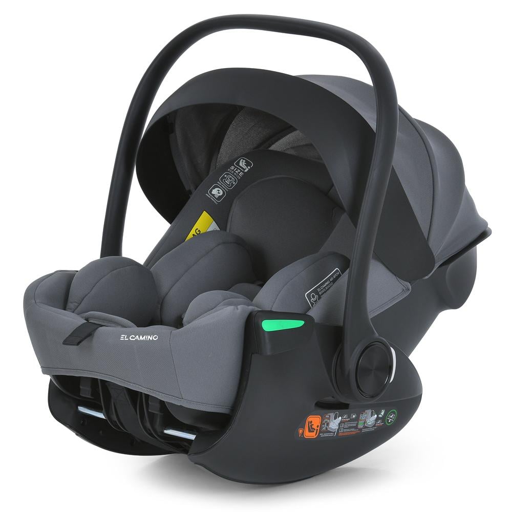 Автокрісло дитяче El Camino i-FLOW ME 1198 i-SIZE R129 40-87 см Gray