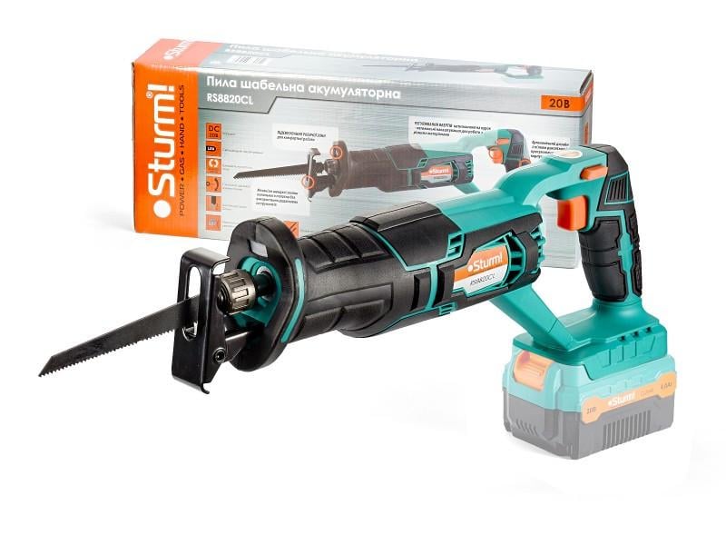 Сабельная аккумуляторная пила Sturm RS8820CL без АКБ и ЗУ (40523807)