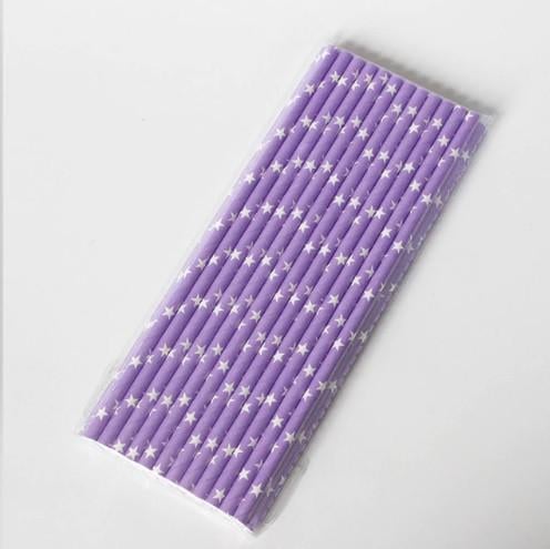 Трубочки коктейльні з принтом зірочок 25 шт. 20 см Бузково-білий (2108/11) - фото 2 Трубочки коктейльні з принтом зірочок 25 шт. 20 см Бузково-білий (2108/11) - фото 2