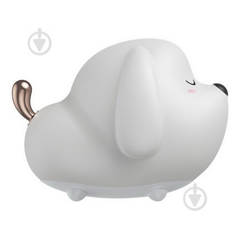 Ночник Baseus Cute Series Doggie Silicone Night Light DGAM-B02 (Белый) - фото 2