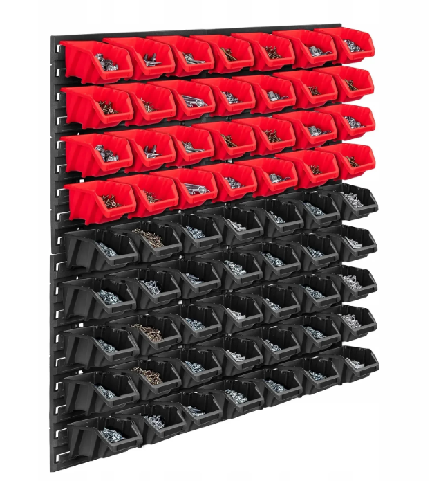 Панель для інструментів Kistenberg 78х78 см з лотками контейнерами 63 шт. (MIX591) Панель для інструментів Kistenberg 78х78 см з лотками контейнерами 63 шт. (MIX591)