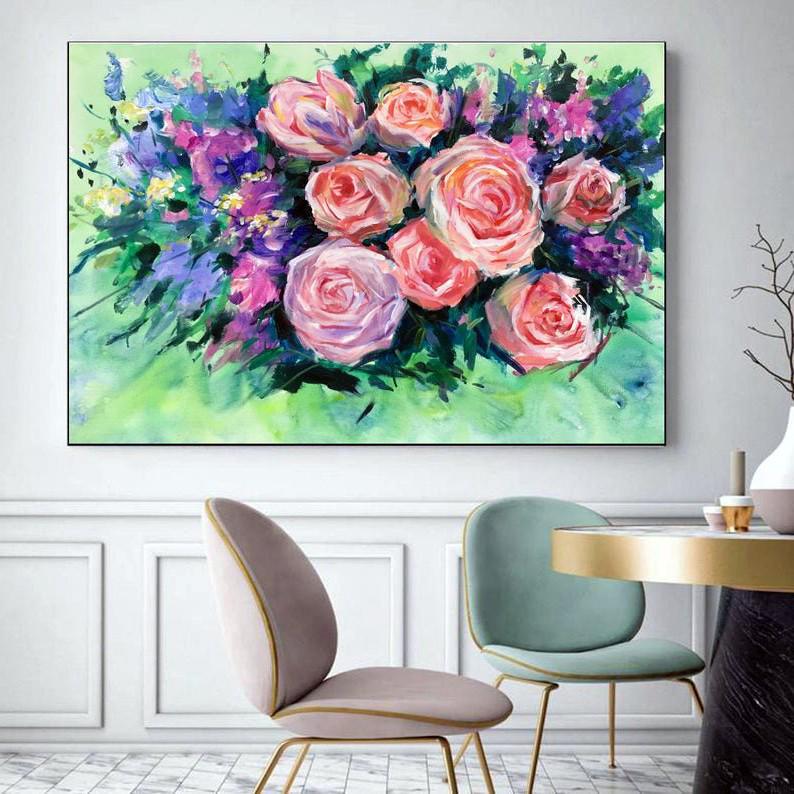 Картина на полотні ArtSale Квіти 60х80 см flwr0011