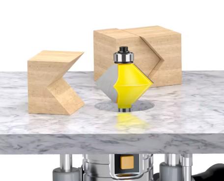 Фрезы для сращивания 90 градусов Ø 38,1 мм хвостовик 8 мм 2 шт. (F588) - фото 4 Фрезы для сращивания 90 градусов Ø 38,1 мм хвостовик 8 мм 2 шт. (F588) - фото 4